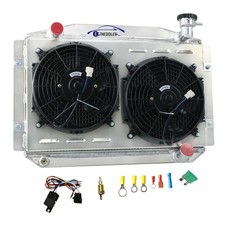 3 Row Aluminum Radiator 55-60 67-68 Corvette 3.8l L6 4.3 4.6 V8 Wshroudfanrelay 3 Row Aluminum Radiator 55-60 67-68 Corvette 3.8l L6 4.3 4.6 V8 Wshroudfanrelay