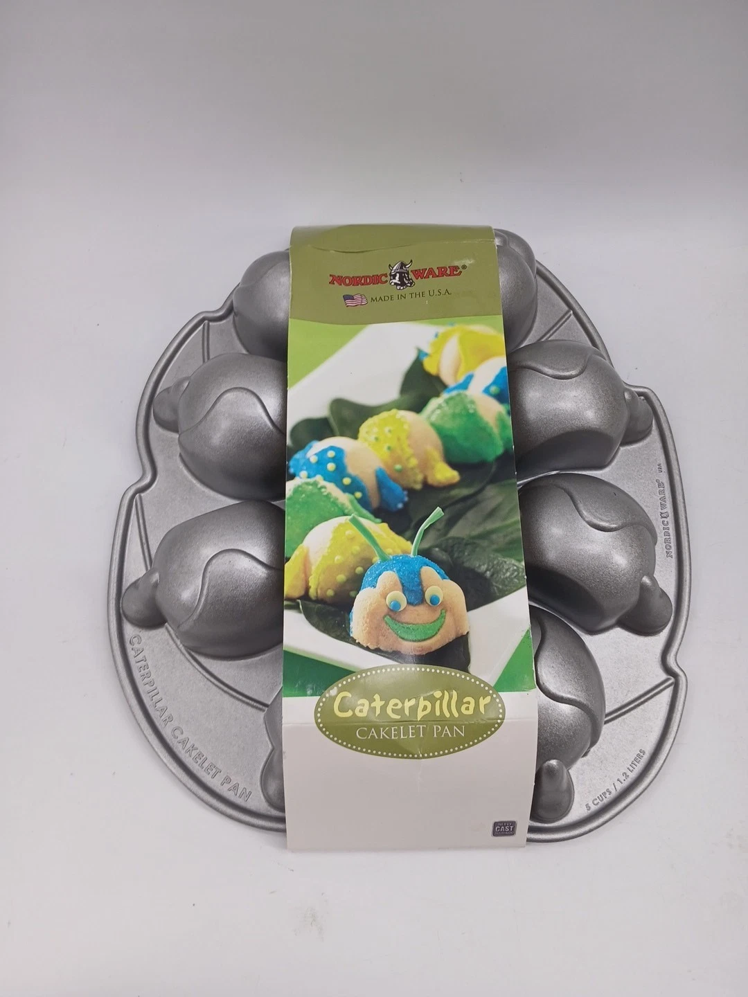 Nordicware Caterpiller Cakelet Cake Pan Bundt