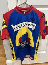 Louis Garneau Half Zip Jamestown Cycling Jersey Shirt Size Small