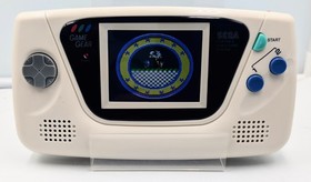 Sega Game Gear Console New Motherboard CleanScreen V4 LCD Screen 