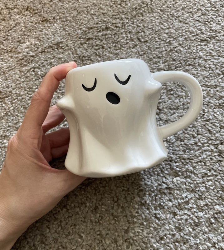 Spritz Ceramic Stoneware Halloween Sleepy Ghost Mug Target Exclusive 2023 VGC