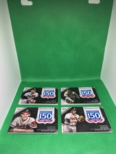 2019 Topps Update Series 150 Years Patch 4 Card Lot: Spahn (2), Feller, Mathews