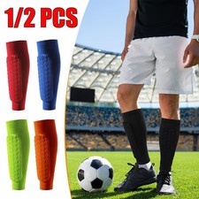 1/2 PCS Soccer Shin Guards Shin Pads Calf Compression Sleeve with Honeycomb Pads