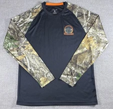 Ocean Coast Shirt Mens Large Camo Long Sleeve Realtree Edge Hunting Outdoor