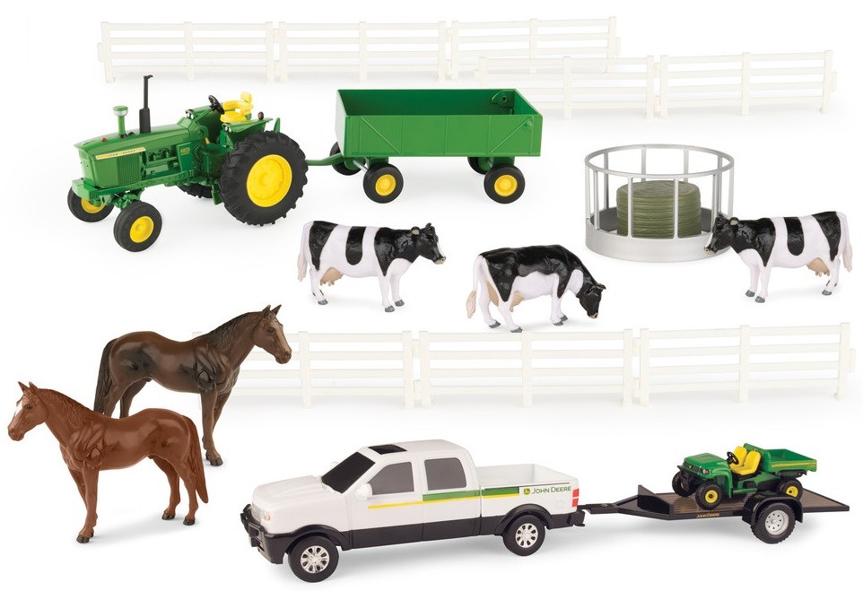 Coffret de la ferme avec tracteur : le cadeau d'anniversaire idéal pour petit garçon
