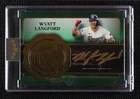 2025 Topps Five Star Golden Graphs Green /15 Wyatt Langford #GG-WL Auto