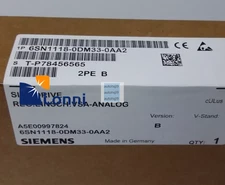 6SN1118-0DM33-0AA2 6SN1 118-0DM33-0AA2 New Siemens Rack-mounted Control Module