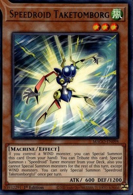 Maximum Gold #MAGO-EN098 Speedroid Taketomborg 1st Edition