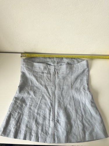 Staple The Label Top Women Medium Blue Harvest Bodice Linen Cotton Rp $129 - Picture 13 of 17