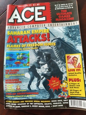 ACE (Advanced Computer Entertainment) Magazine - Issue 43 April 1991- Monoco GP