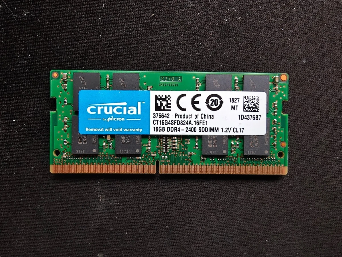 Crucial PC4-19200 (DDR4-2400) Bus Speed Computer RAM 16 GB