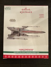 Rare Hallmark 2017 Star Wars Storytellers X-Wing Starfighter Talking Ornament