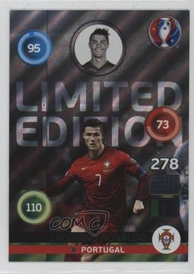 2016 Panini Adrenalyn XL UEFA Euro Limited Edition Cristiano Ronaldo (278) 0jf5