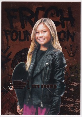 2021 SkyBox Metal Universe Champs Fresh Foundation Copper #FF31 Sky Brown