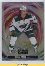 2024-25 O-Pee-Chee Platinum Rainbow Color Wheel Brock Faber #82 READ 05ds