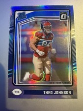 2024 Panini Donruss Optic Theo Johnson Rated Rookie #291 RC Holo Silver Giants