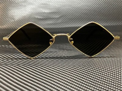 SAINT LAURENT SL 302 Lisa 004 Gold Square Unisex 55 mm Sunglasses