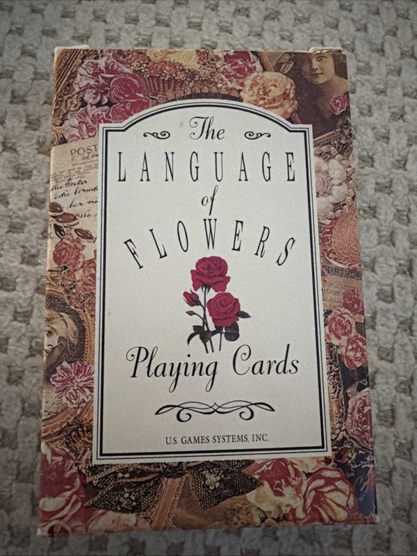 The Language Of Flowers Playing Cards