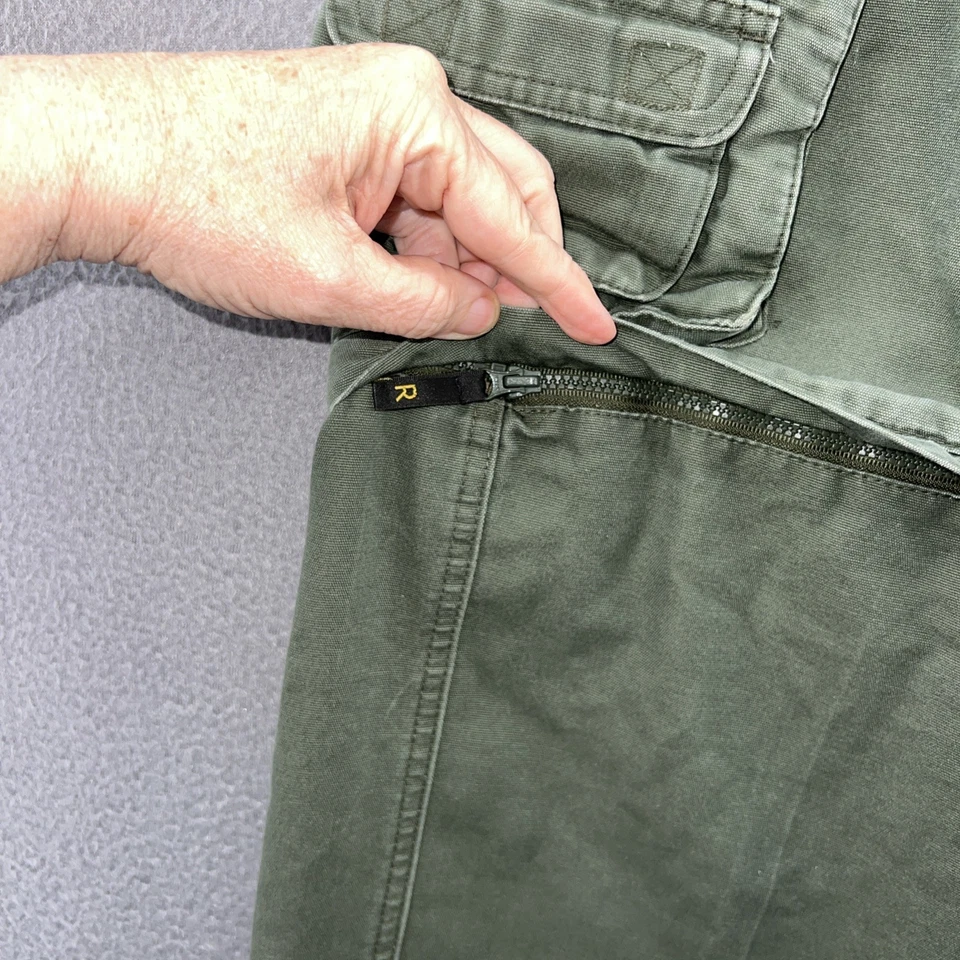 Boy Scouts of America Pants Youth Sz 14 Green Cargo Convertible - Image 2 of 4