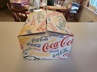 Vintage Set Of Striped Coca-Cola Glasses -   One Short Glass Broken-In Orig Box — photo 4