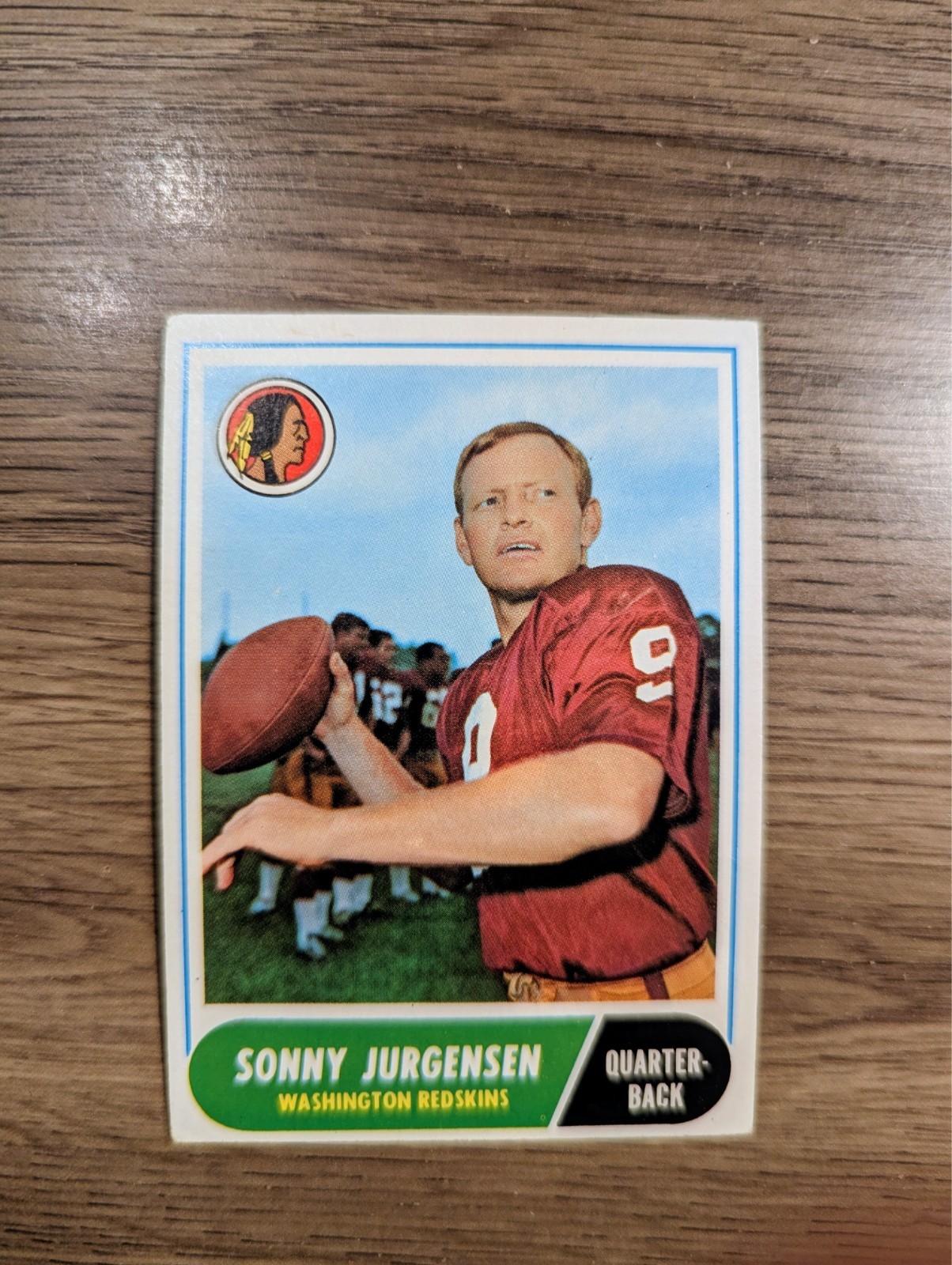 Sonny Jurgensen #88 Football Cards 1968 Topps trading card — raw and PSA graded price guide