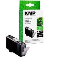 Kmp Schwarz Druckerpatrone Kompatibel Zu Canon CLI-521 Bk