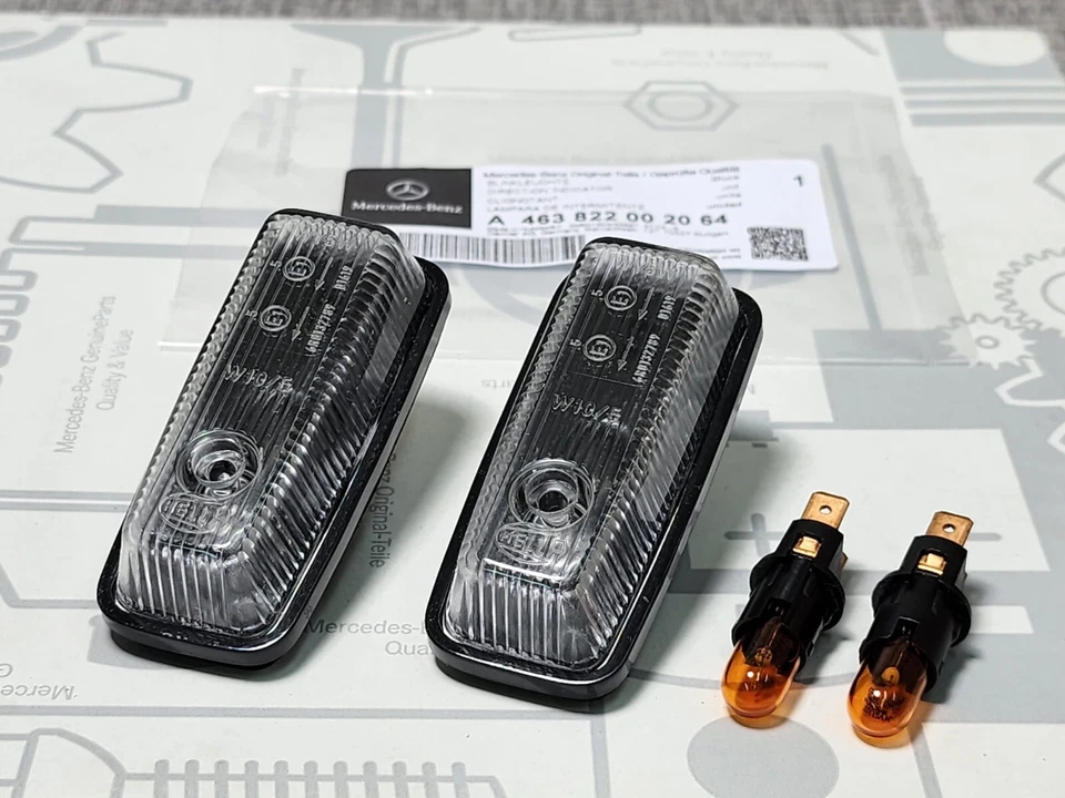 Blinker seitlich Original Mercedes G Klasse Seitenblinker weiß W 460 461 463 Set - Bild 3 von 4