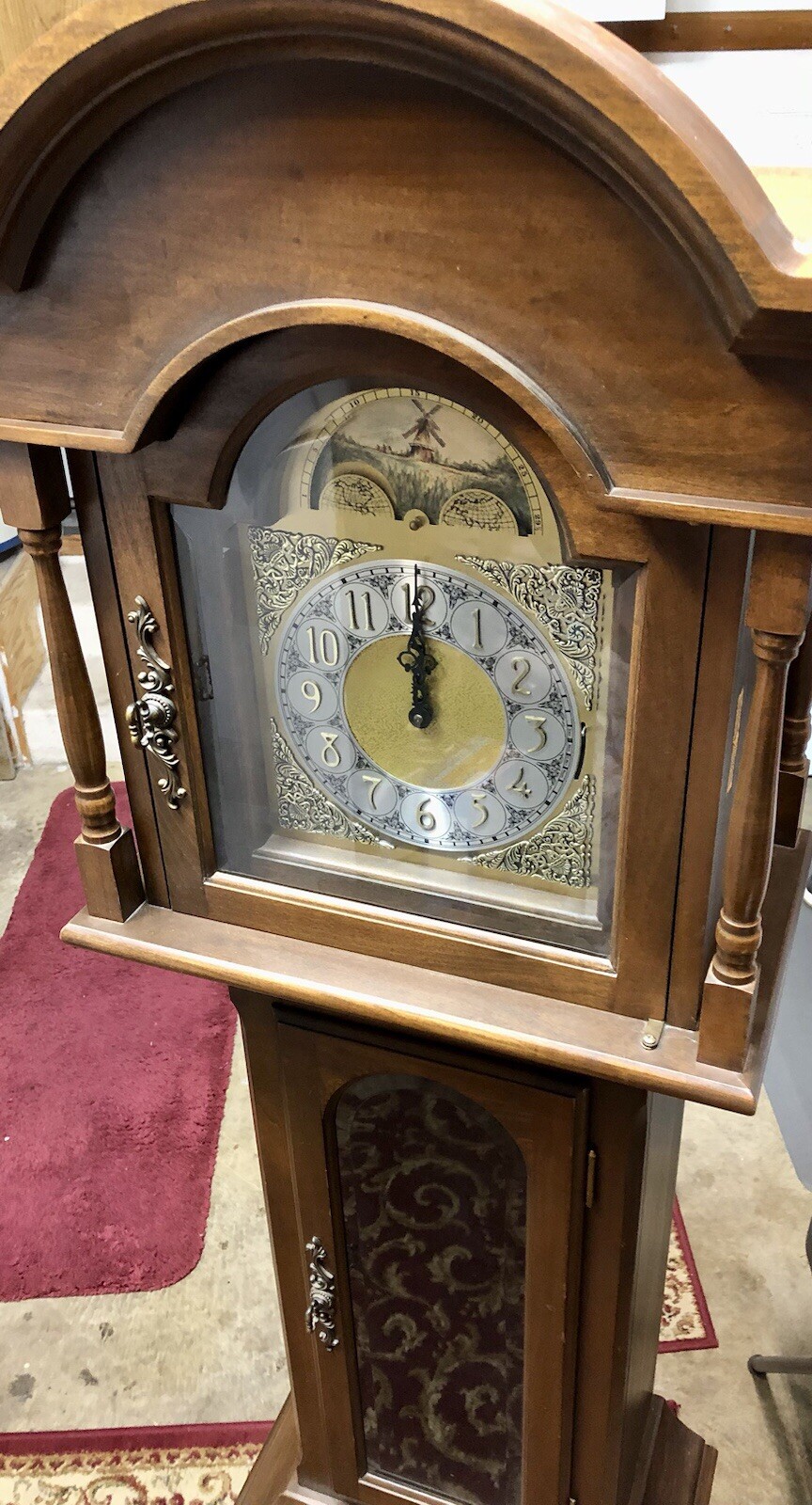 FRANZ HERMLE Grandfather Clock with Triple Chime
