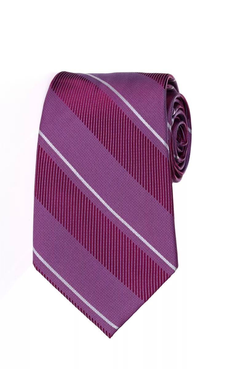 Calvin Klein 132911 Purple Stripes Tie eBay