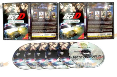 INITIAL D + STAGE 1-6 + 3 EXTRA STAGE + 3 BATTLE STAGE - ANIME DVD, SHIP FROM UK - Bild 1 von 4
