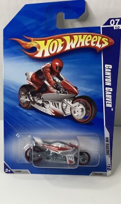 2010 HOT WHEELS CANYON CARVER MOTORCYCLE 1/64 NIP #7 Of 10 HW RACING