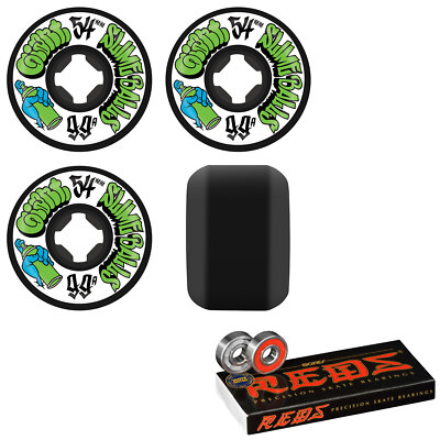 Slime Balls Skateboard Wheels 54mm Mike Giant Speed Balls 99A with