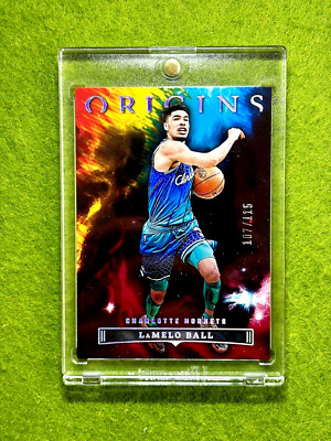 LaMelo Ball MAROON PRIZM #/125 Origins SP Card Jersey #2 Hornets 2022-23 Panini