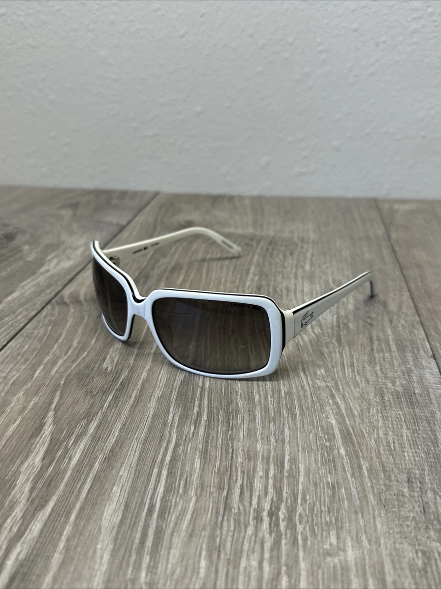 Lacoste best sale white sunglasses