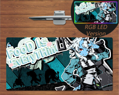 RGB LED Large Mouse Pad Zenless Zone Zero ZZZ Soukaku Gaming Mat Mousepad