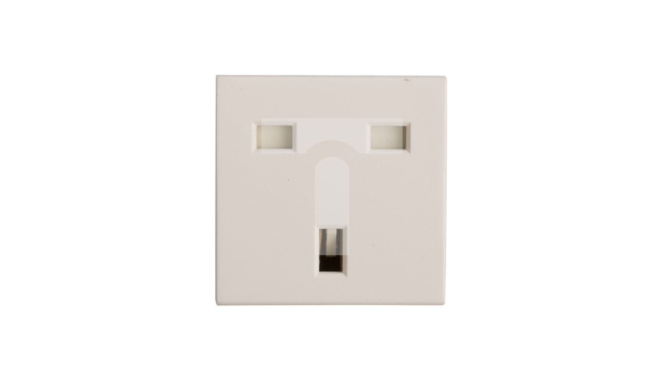 MOSAIC Single socket w/u 13A British standard white 077505 /T2UK