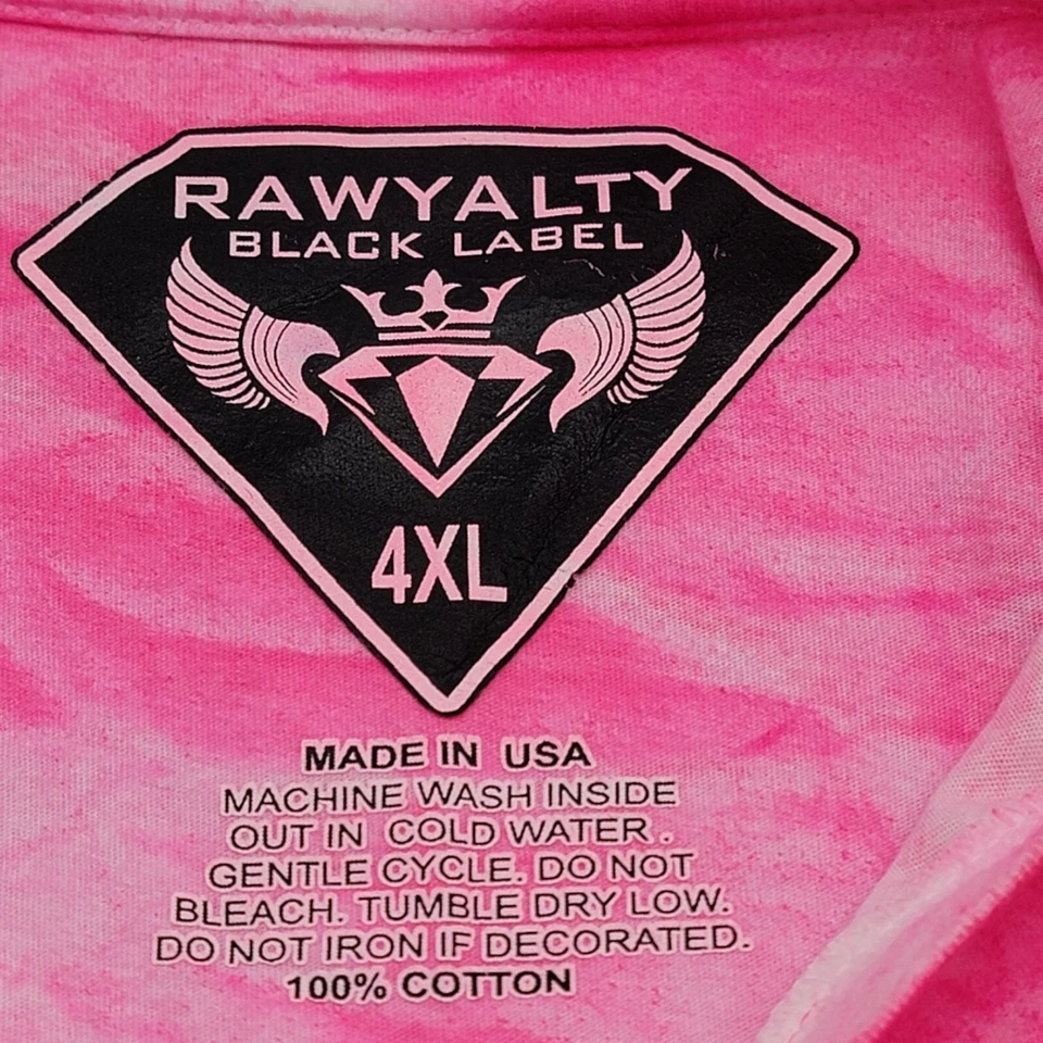 Camisa RAWYALTY COUTURE Para Hombre Talla 4xl Rosa RARA Estrás Perro Hecha en EE. UU.  Foto 4 de 4