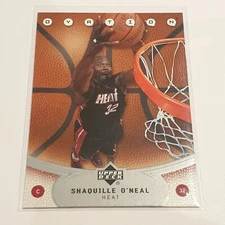 2006-07 Upper Deck Ovation Shaquille O'Neal Card - Miami Heat