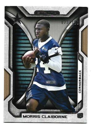 2012 Topps Strata RC Rookie BRONZE Morris Claiborne Ser. #/150 card 5 Cowboys