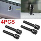 <!--F#f_0-->4X Black Aluminum Door Lock Stick Knob Pull Pins Cover Car Interior Accessories<!--F/-->