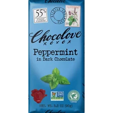 Chocolove 55% Dark Chocolate Bar with Peppermint