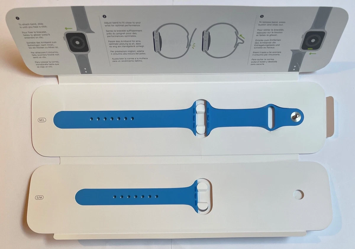 Apple Watch 44mm Sport Band - Regular - Surf Blue