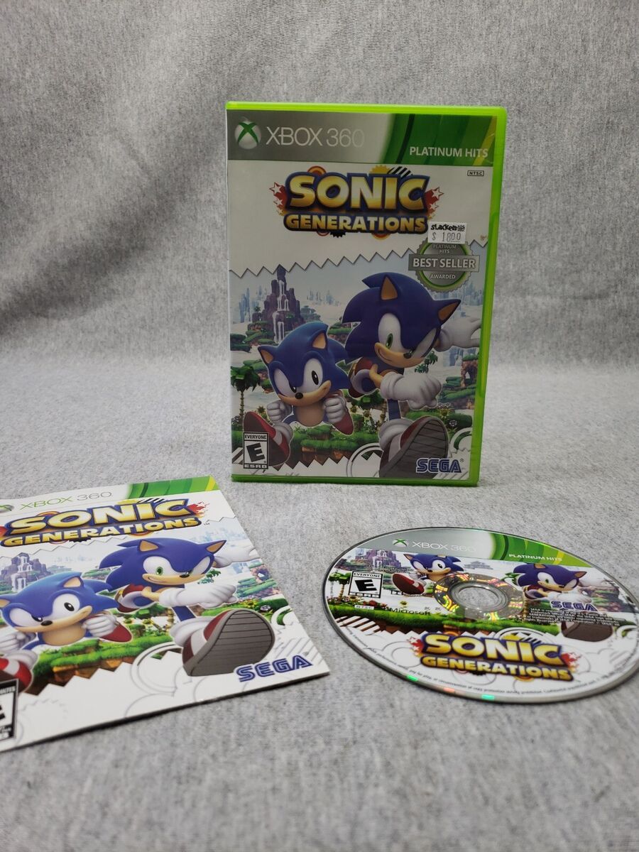  Sonic Generations (Platinum Hits) - Xbox 360 : Sega of