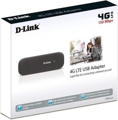 D-Link DWM-222 4G LTE USB Adapter 150MBit LTE USB Stick mobiles Internet Modem 