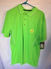 PRINCE Men's Moisture Wicking Golf Tennis Polo Size Mediuml Green White M NWT