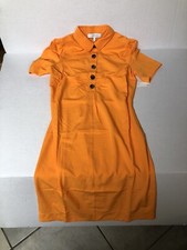 New Lark & Ro Women’s Florence Short Sleeve Shirt Dress Persimmon Size 4