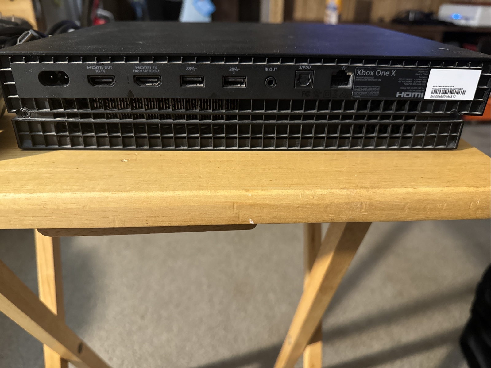 Microsoft XBOX One x Model 1787 (1TB) with Controller, Power Cord