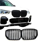 Front Bumper Grill Gloss Black MP Double Slat Grille Fit 2019-2023 BMW G05 X5