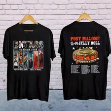 POST MALONE T-Shirt, The Big Ass Stadium Tour 2025 Shirt, Rapper Jelly Roll Tee.