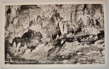 Vintage Postcard RPPC The Coral Gardens Oregon Caves Sawyer Photo AA10